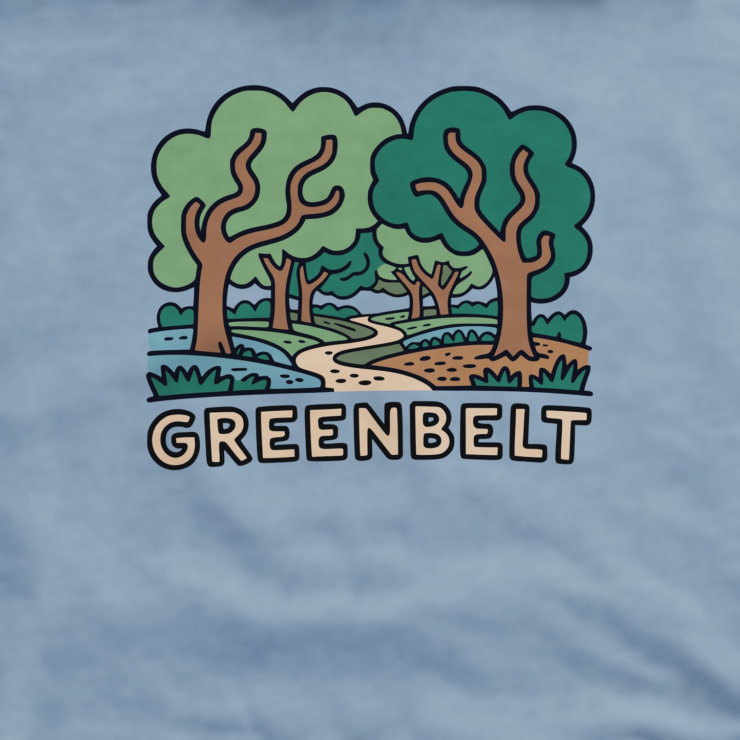 Greenbelt Park Crewneck Sweatshirt Adventure and Outdoors Themed Sweatshirt