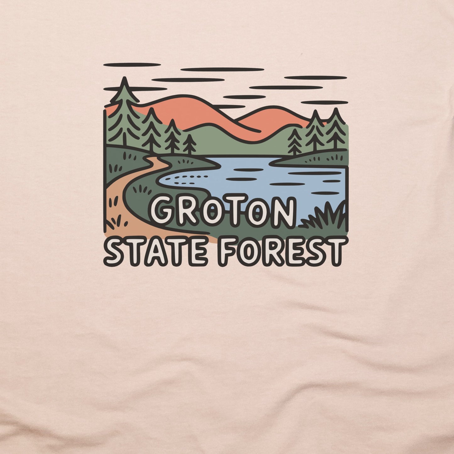 Groton State Forest T-Shirt Adventure and Outdoors Themed T-Shirt