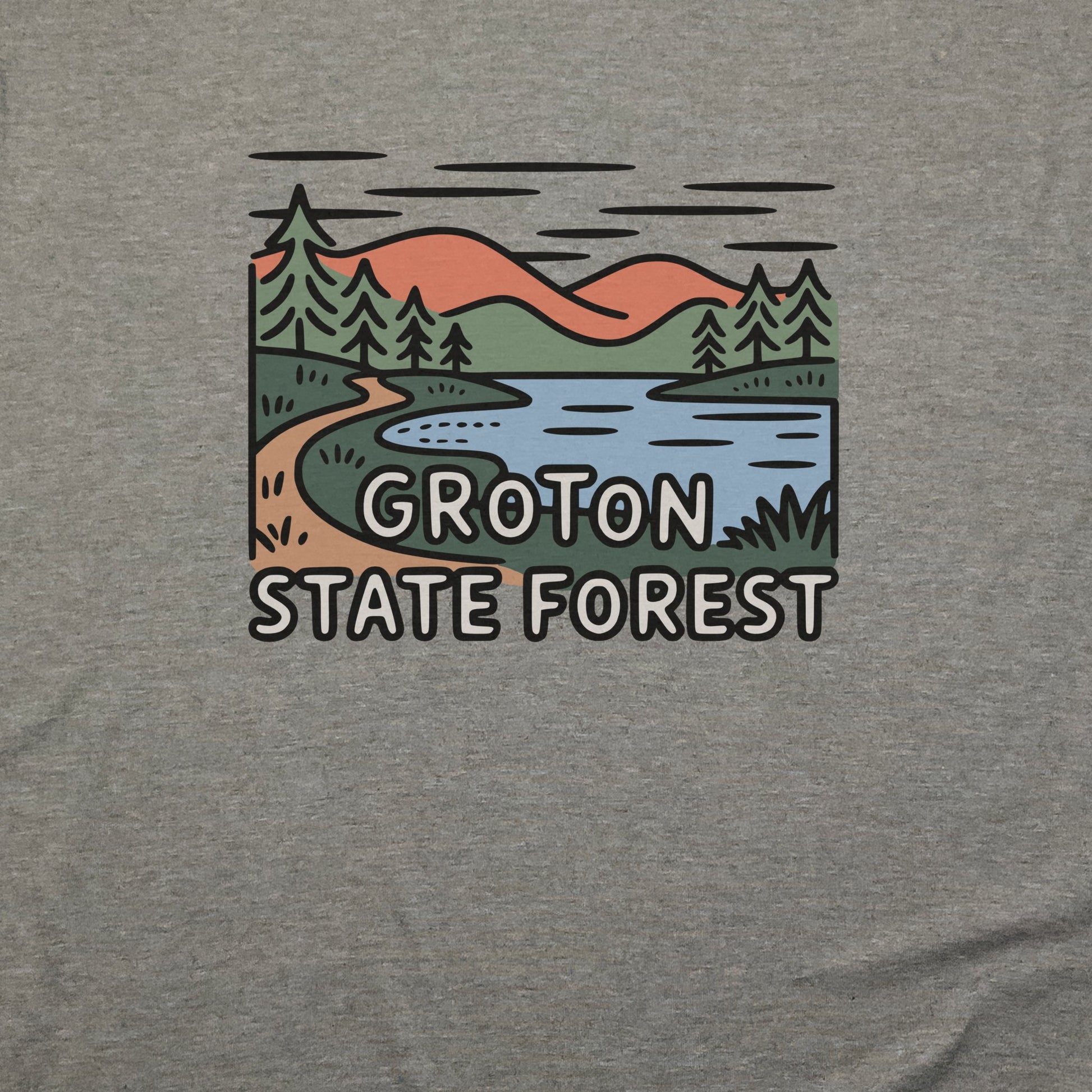 Groton State Forest T-Shirt Adventure and Outdoors Themed T-Shirt