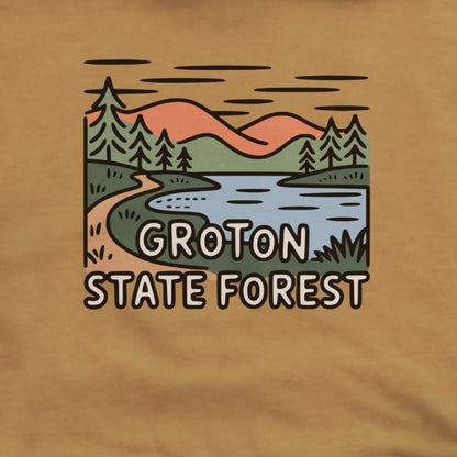Groton State Forest Hoodie Adventure and Outdoors Themed Hoodie