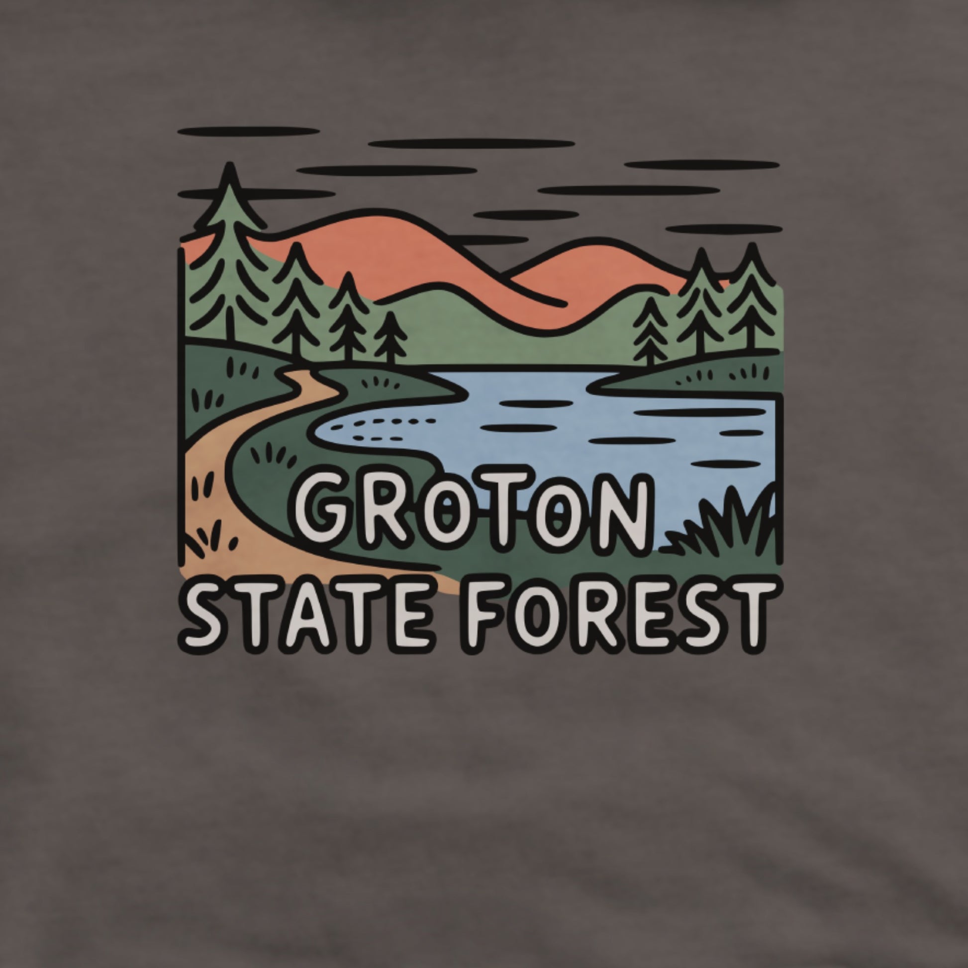 Groton State Forest Hoodie Adventure and Outdoors Themed Hoodie