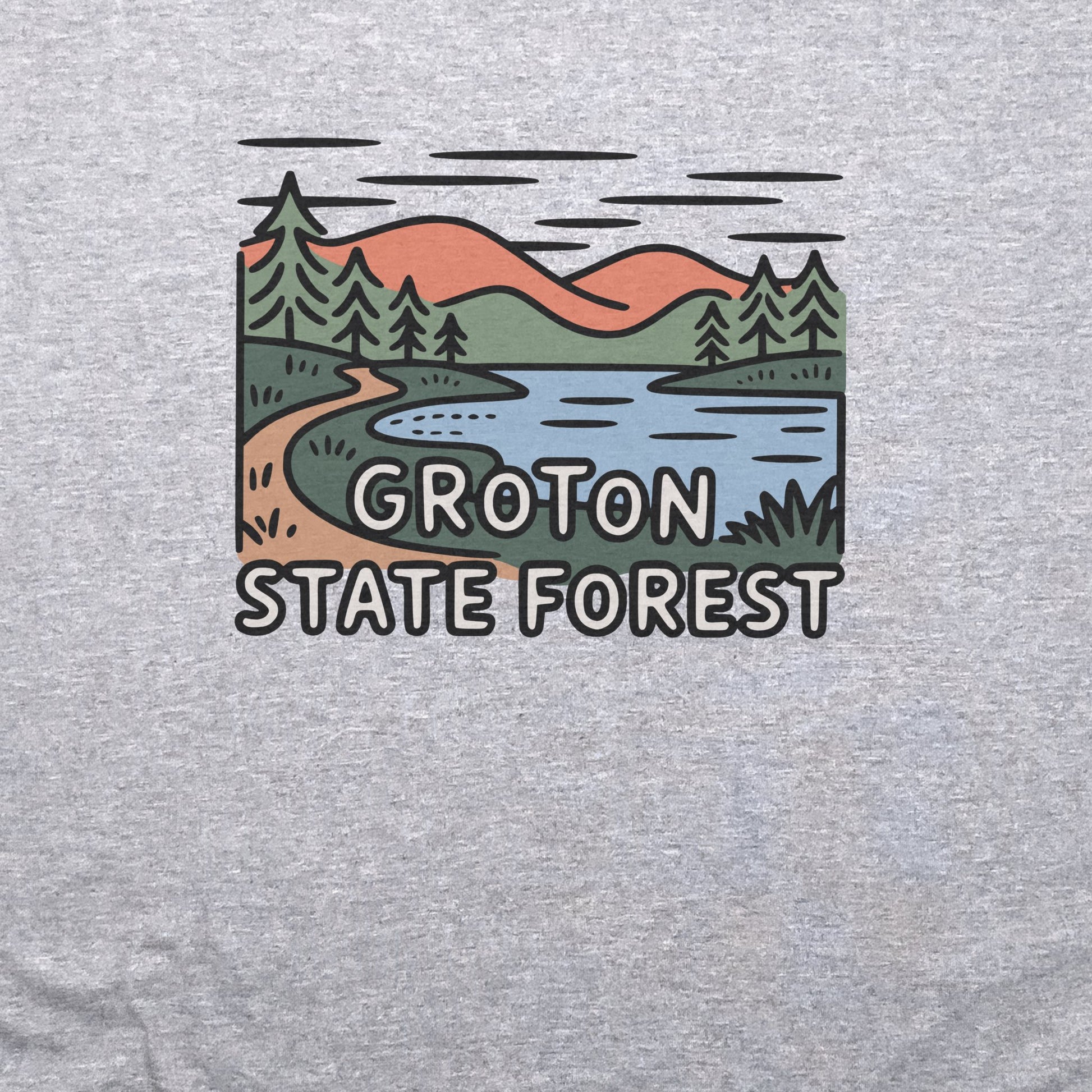 Groton State Forest T-Shirt Adventure and Outdoors Themed T-Shirt