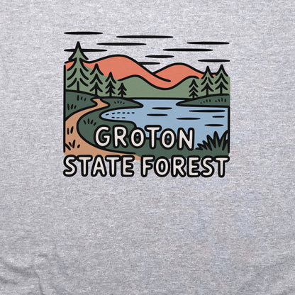 Groton State Forest Crewneck Sweatshirt Adventure and Outdoors Themed Sweatshirt