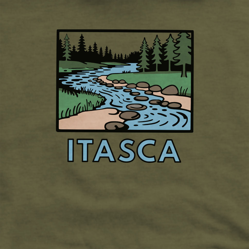 Itasca State Park Crewneck Sweatshirt Adventure and Outdoors Themed Sweatshirt