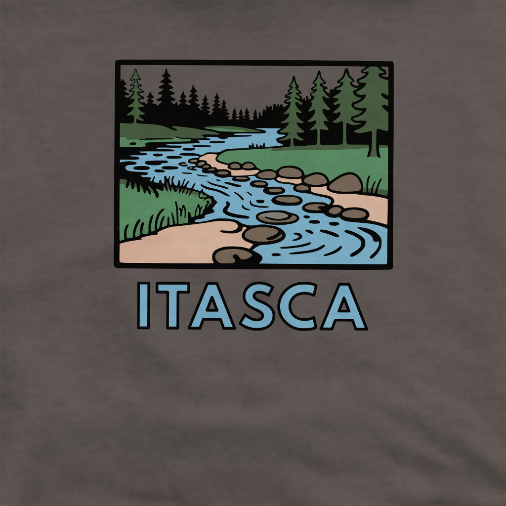 Itasca State Park Crewneck Sweatshirt Adventure and Outdoors Themed Sweatshirt