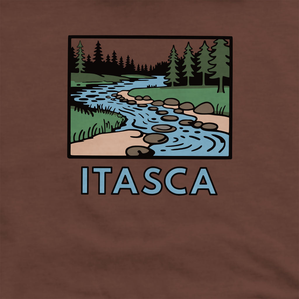 Itasca State Park Crewneck Sweatshirt Adventure and Outdoors Themed Sweatshirt
