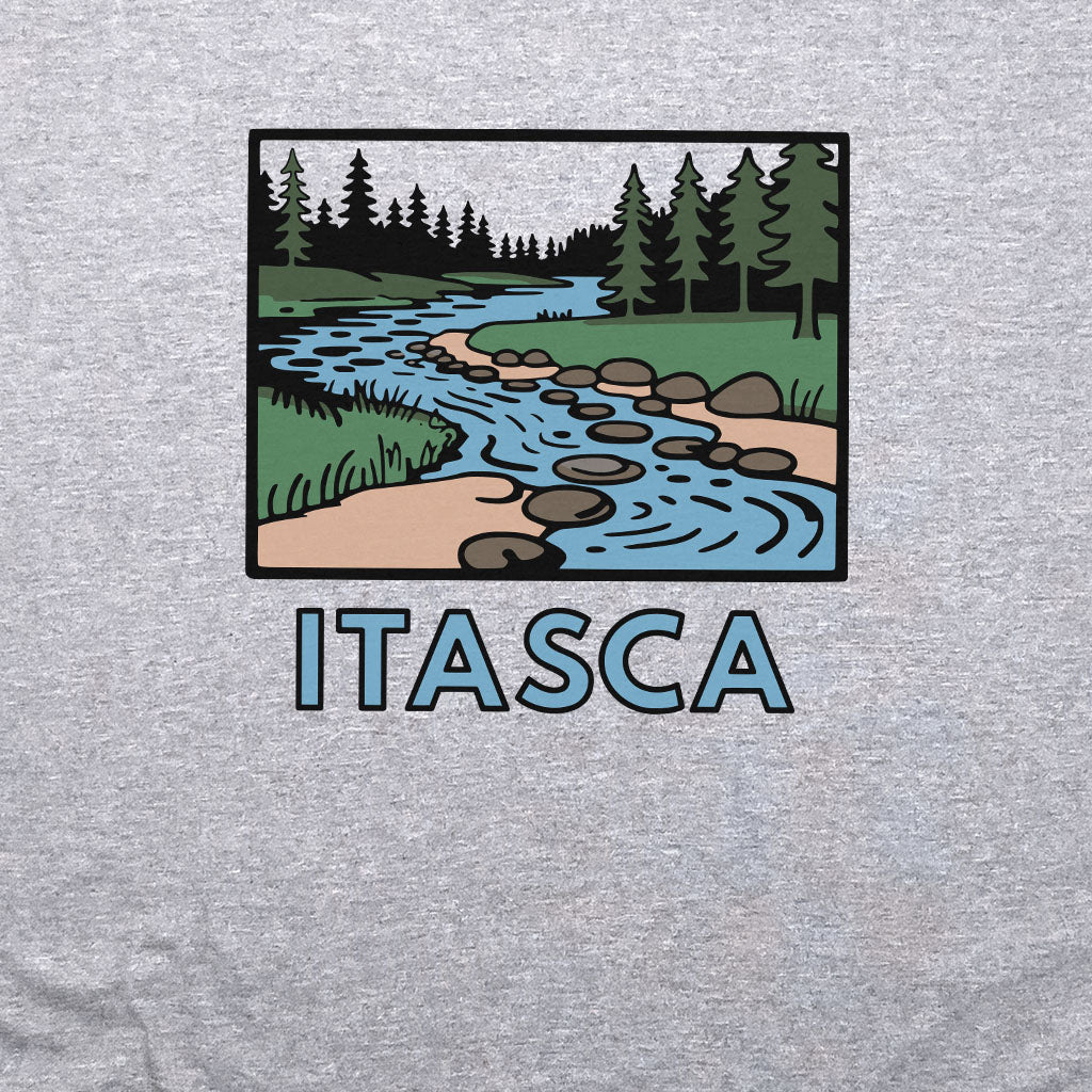 Itasca State Park Crewneck Sweatshirt Adventure and Outdoors Themed Sweatshirt