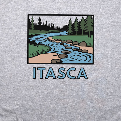 Itasca State Park Crewneck Sweatshirt Adventure and Outdoors Themed Sweatshirt