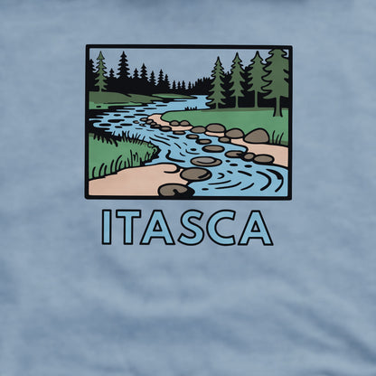 Itasca State Park Crewneck Sweatshirt Adventure and Outdoors Themed Sweatshirt