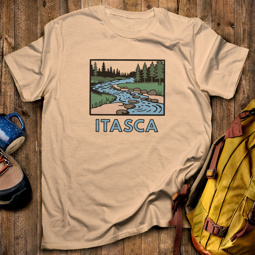 Itasca State Park T-Shirt Sand Adventure and Outdoors Themed T-Shirt