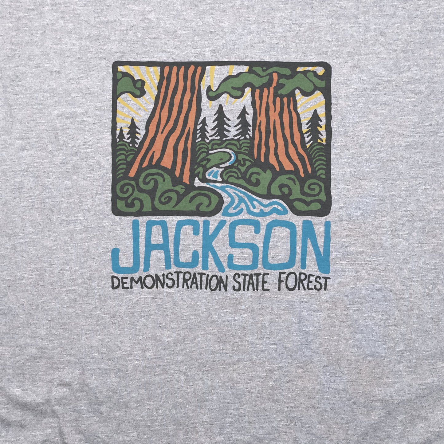 Jackson Demonstration State Forest T-Shirt Adventure and Outdoors Themed T-Shirt