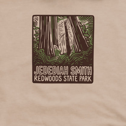 Jedediah Smith Redwoods State Park Crewneck Sweatshirt Adventure and Outdoors Themed Sweatshirt
