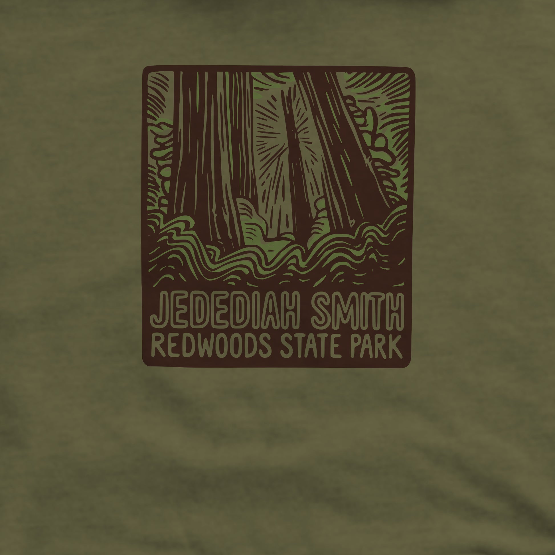Jedediah Smith Redwoods State Park Crewneck Sweatshirt Adventure and Outdoors Themed Sweatshirt