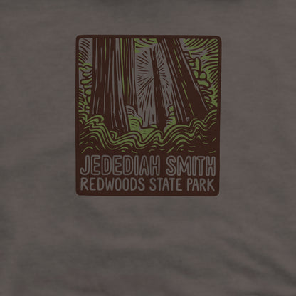 Jedediah Smith Redwoods State Park Crewneck Sweatshirt Adventure and Outdoors Themed Sweatshirt