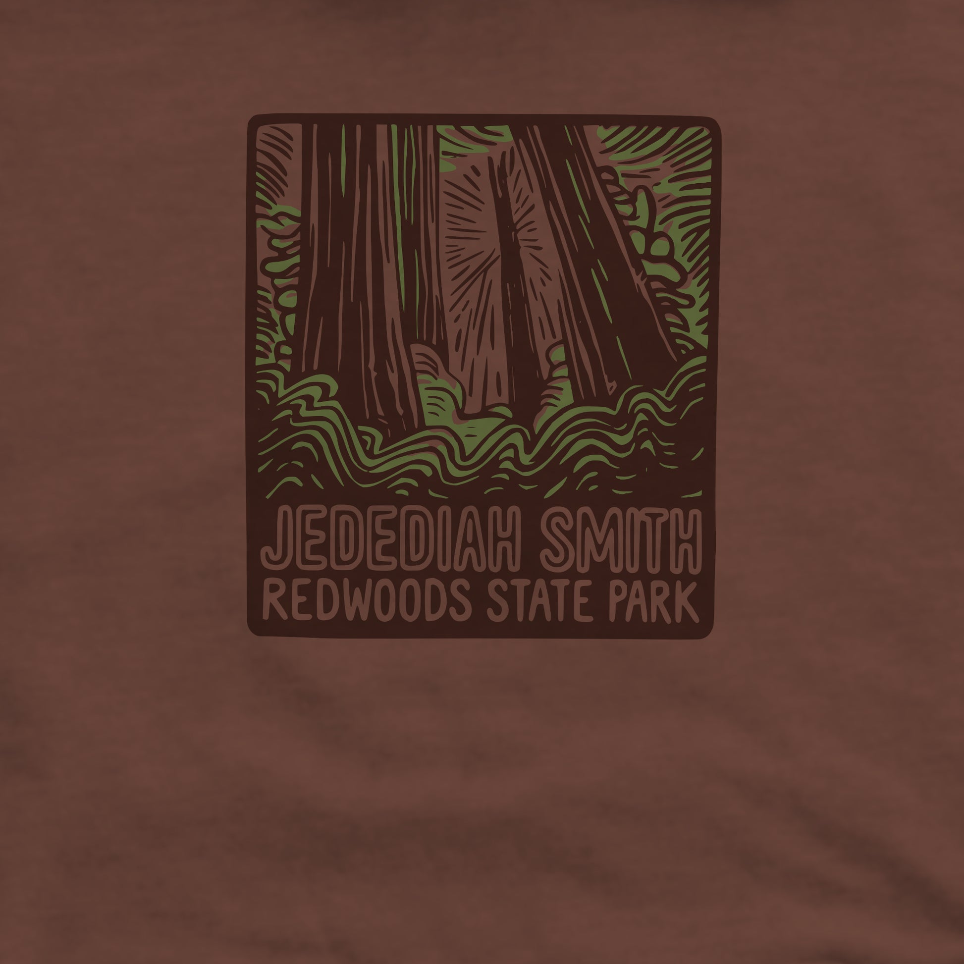 Jedediah Smith Redwoods State Park Crewneck Sweatshirt Adventure and Outdoors Themed Sweatshirt