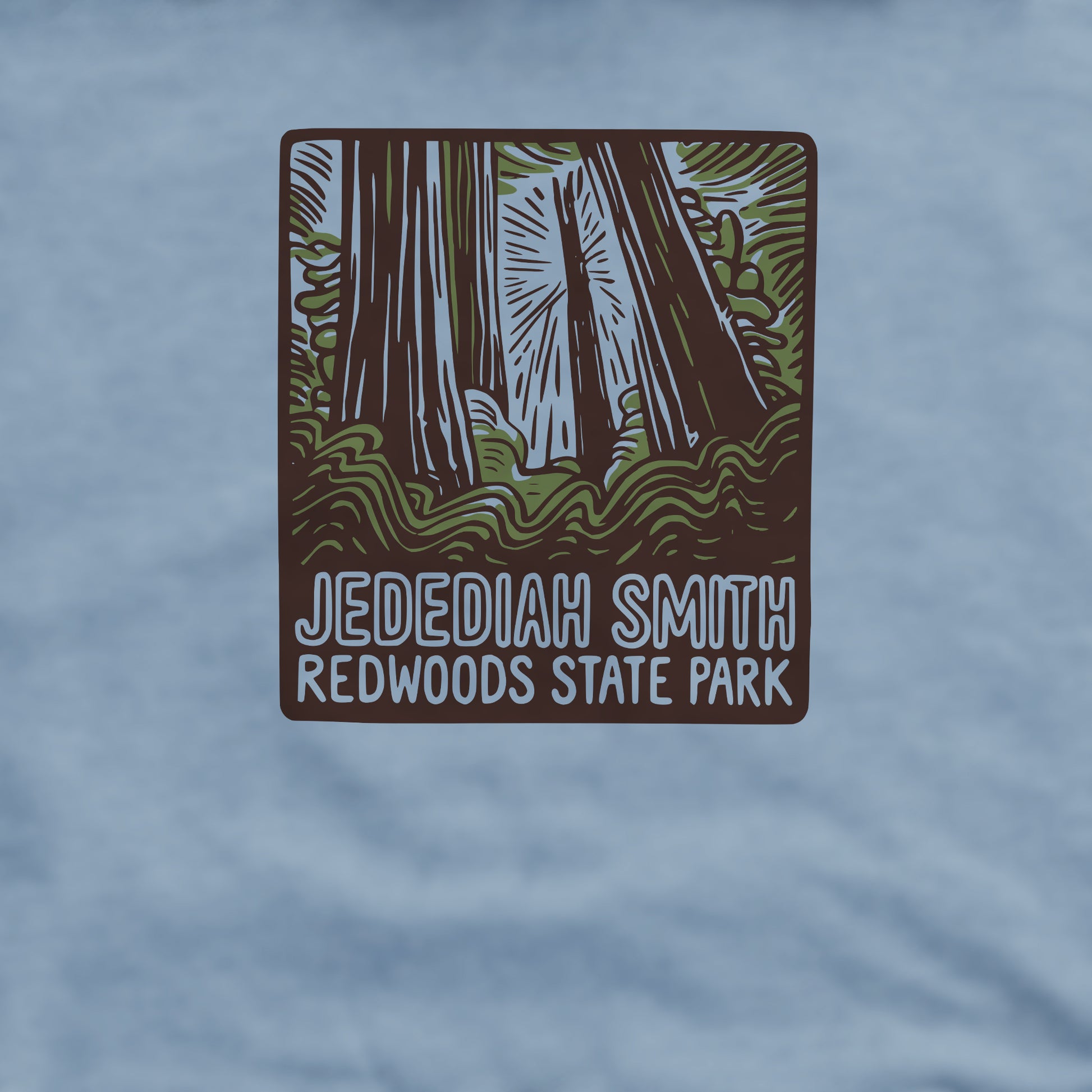 Jedediah Smith Redwoods State Park Crewneck Sweatshirt Adventure and Outdoors Themed Sweatshirt