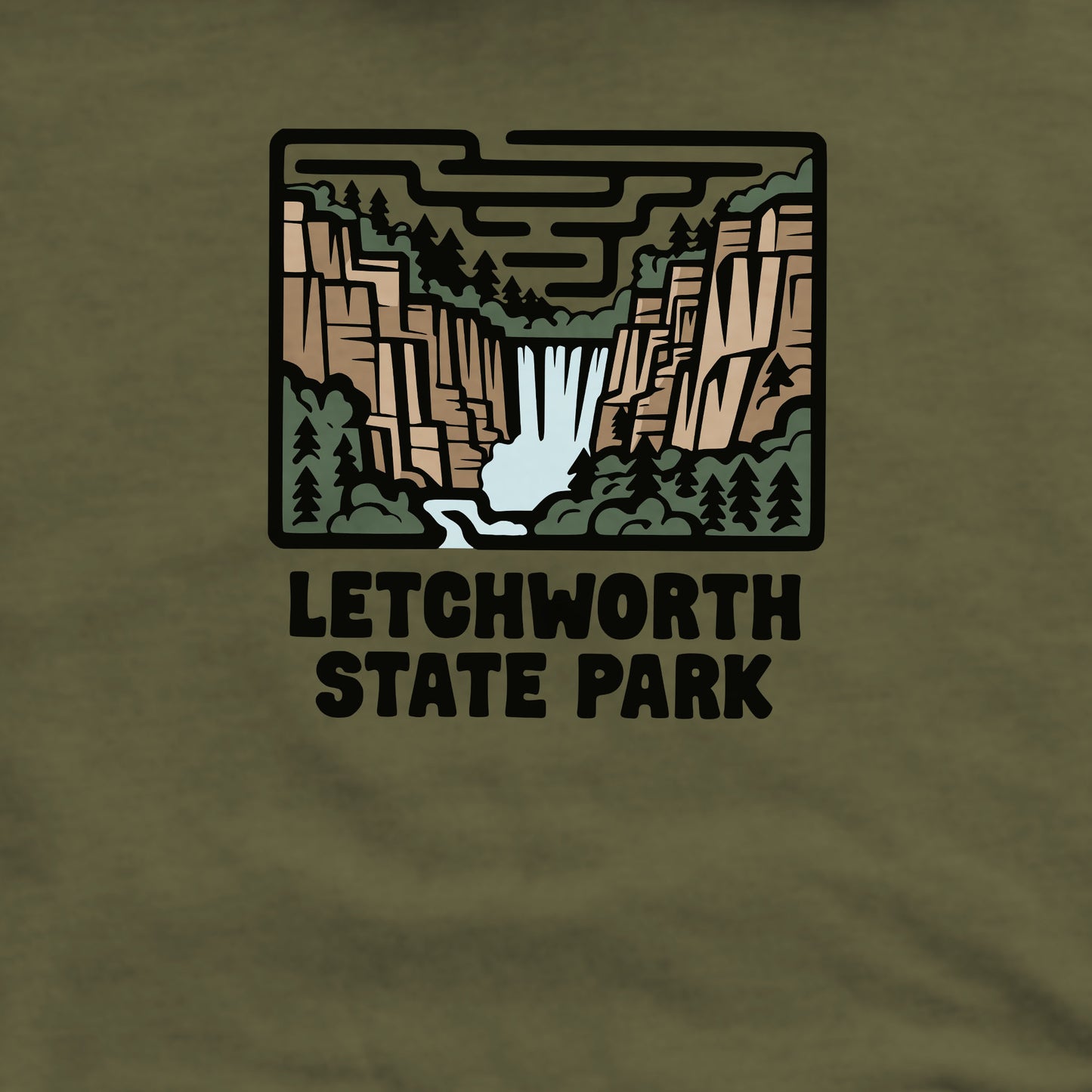 Letchworth State Park Crewneck Sweatshirt Adventure and Outdoors Themed Sweatshirt