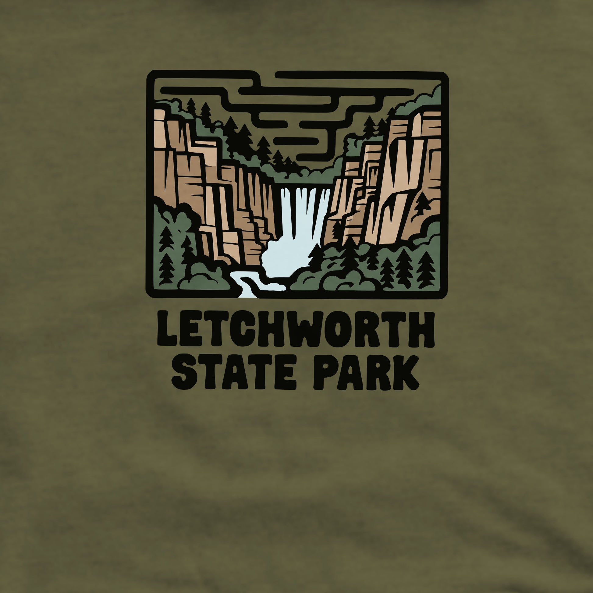 Letchworth State Park Crewneck Sweatshirt Adventure and Outdoors Themed Sweatshirt