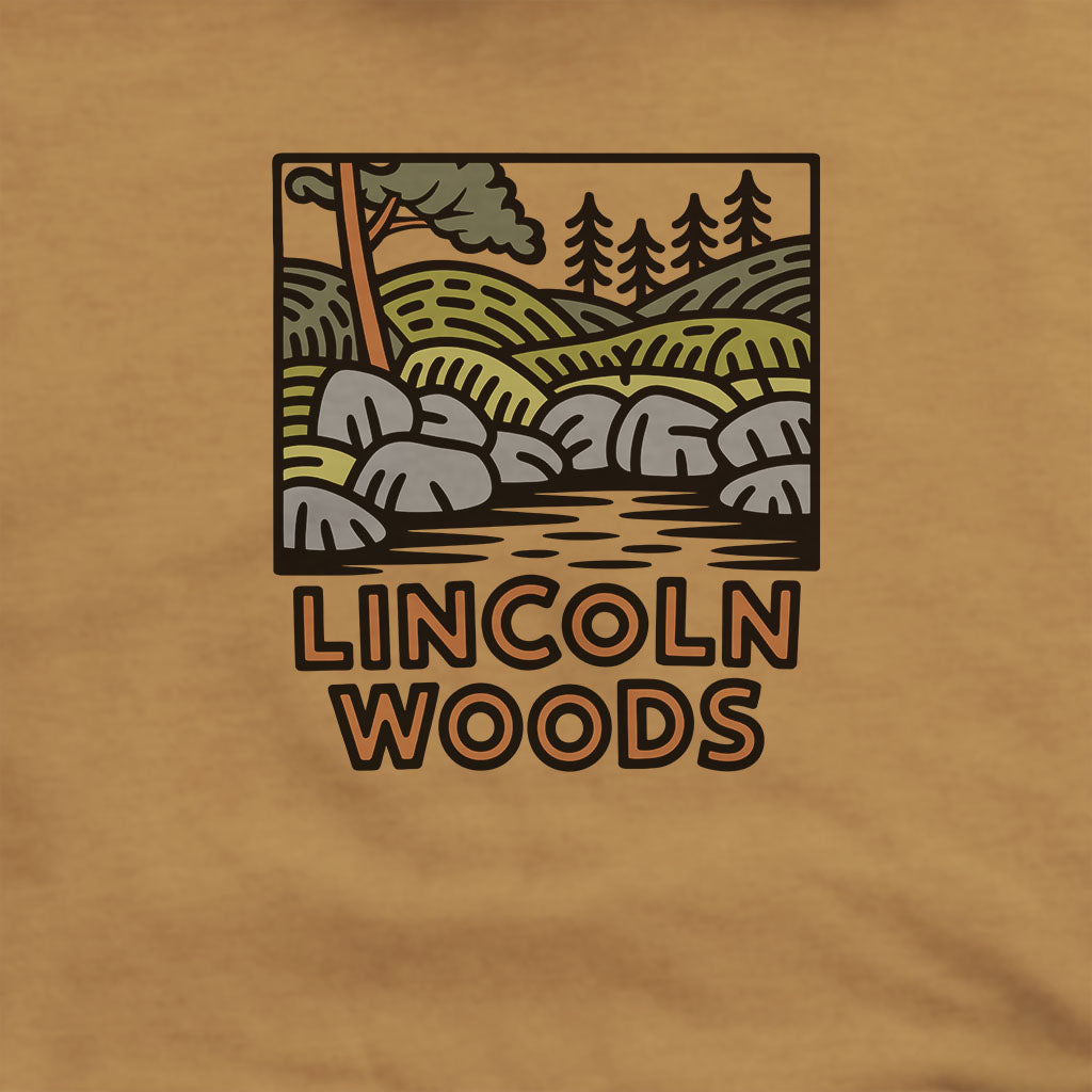 Lincoln Woods Hoodie Adventure and Outdoors Themed Hoodie