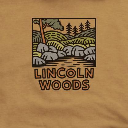 Lincoln Woods Hoodie Adventure and Outdoors Themed Hoodie