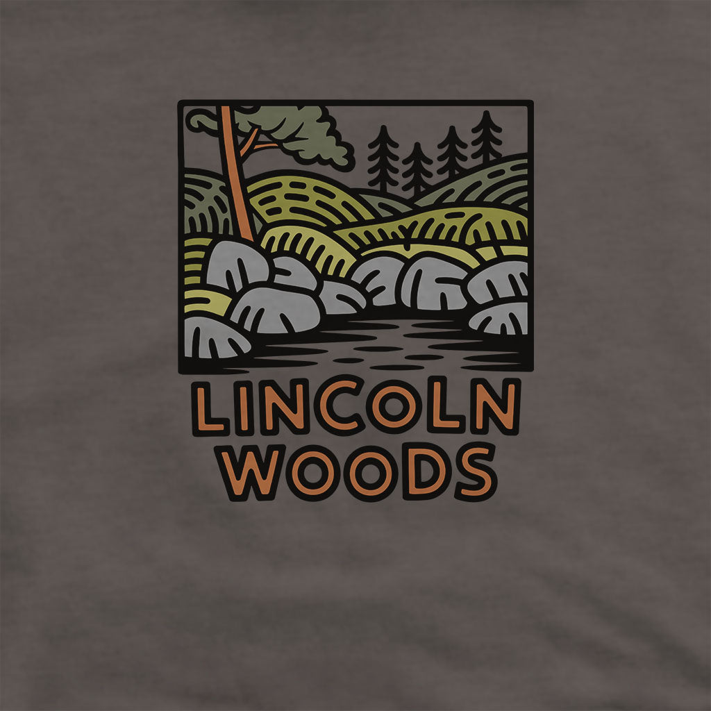 Lincoln Woods Hoodie Adventure and Outdoors Themed Hoodie