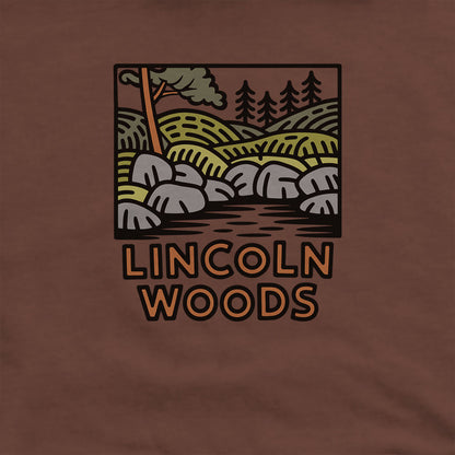 Lincoln Woods Hoodie Adventure and Outdoors Themed Hoodie