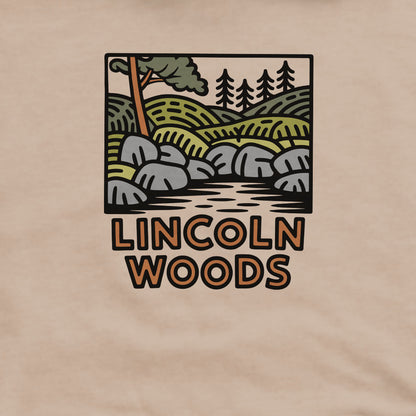 Lincoln Woods Crewneck Sweatshirt Adventure and Outdoors Themed Sweatshirt