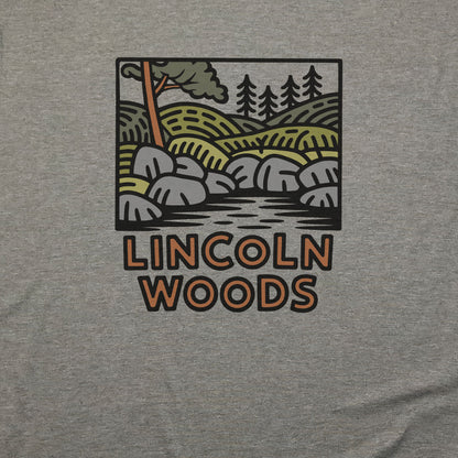 Lincoln Woods T-Shirt Adventure and Outdoors Themed T-Shirt