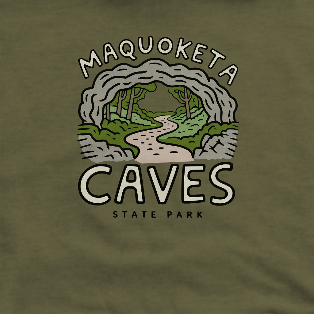Maquoketa Caves State Park Crewneck Sweatshirt Adventure and Outdoors Themed Sweatshirt