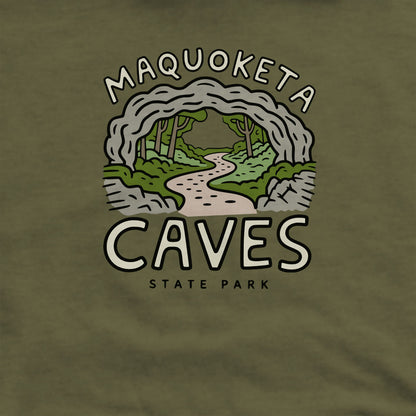 Maquoketa Caves State Park Crewneck Sweatshirt Adventure and Outdoors Themed Sweatshirt