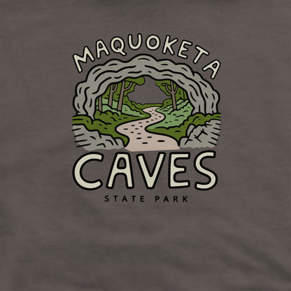 Maquoketa Caves State Park Crewneck Sweatshirt Adventure and Outdoors Themed Sweatshirt