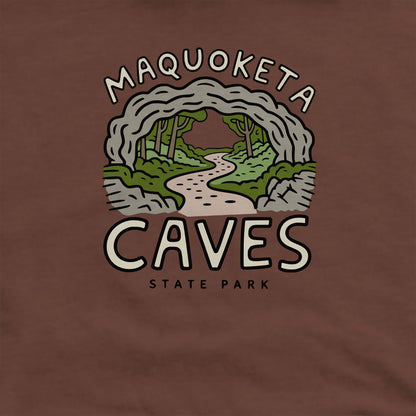Maquoketa Caves State Park Crewneck Sweatshirt Adventure and Outdoors Themed Sweatshirt