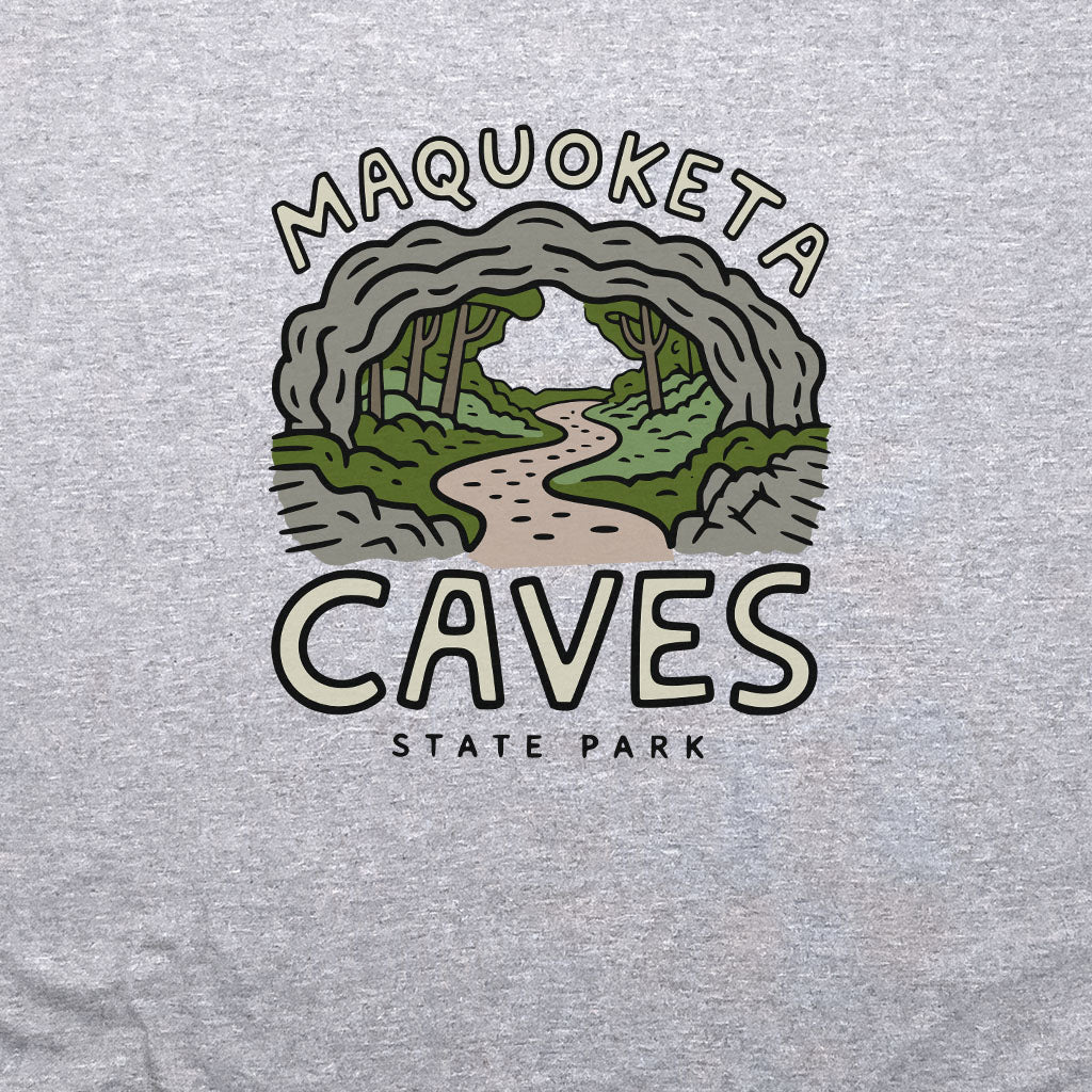 Maquoketa Caves State Park Crewneck Sweatshirt Adventure and Outdoors Themed Sweatshirt