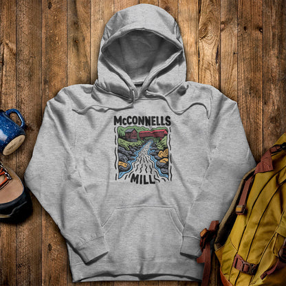 McConnells Mill State Park Hoodie Sport Grey Adventure and Outdoors Themed Hoodie