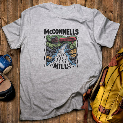 McConnells Mill State Park T-Shirt Sport Grey Adventure and Outdoors Themed T-Shirt