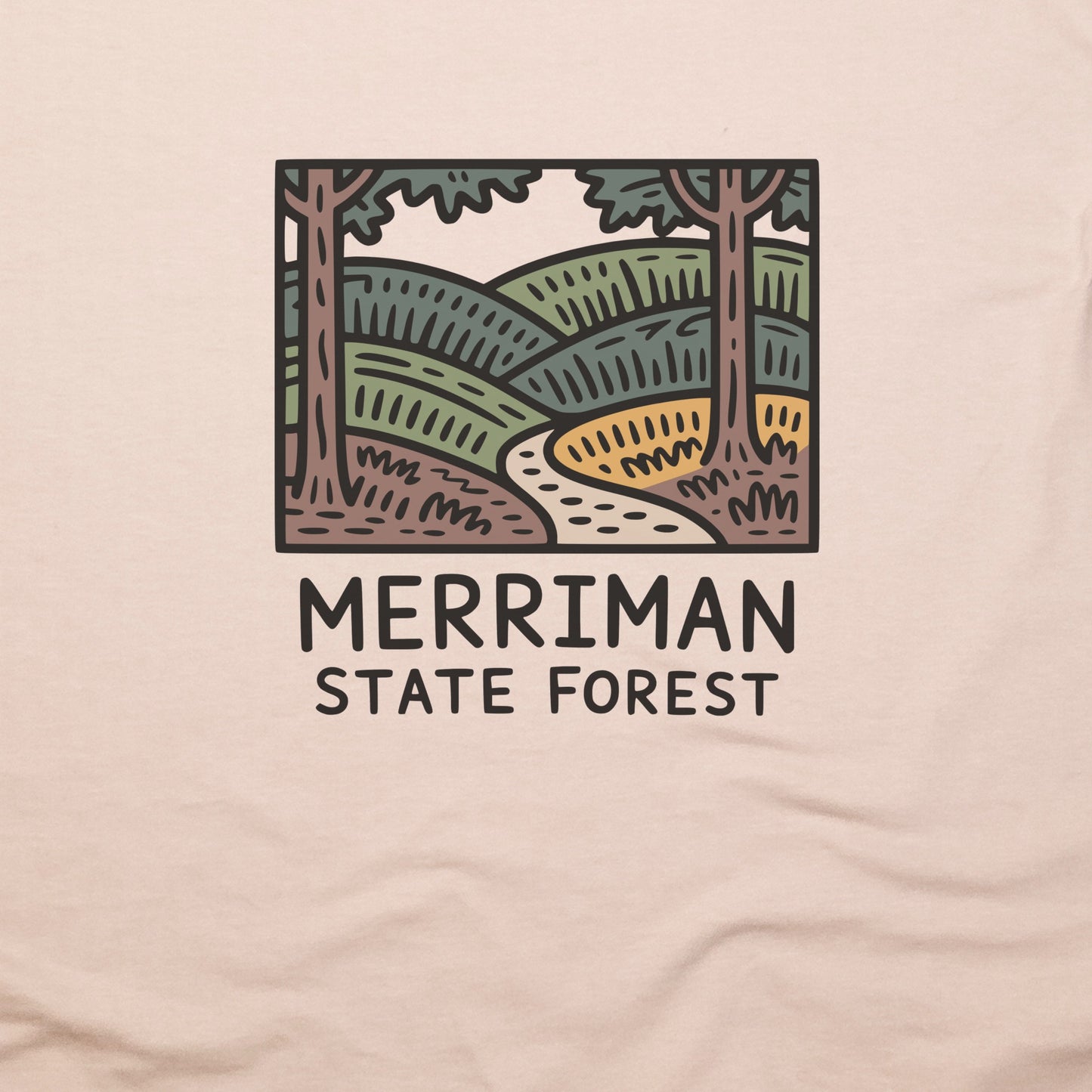 Merriman State Forest T-Shirt Adventure and Outdoors Themed T-Shirt