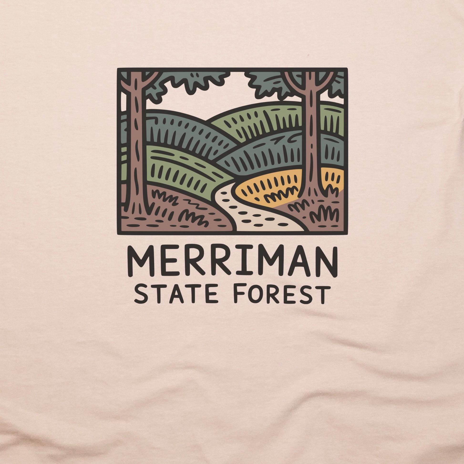 Merriman State Forest T-Shirt Adventure and Outdoors Themed T-Shirt