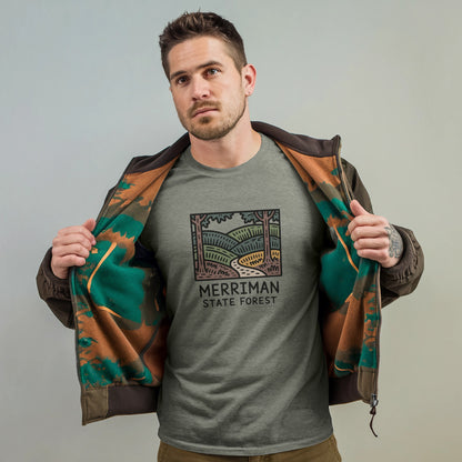 Merriman State Forest T-Shirt Adventure and Outdoors Themed T-Shirt