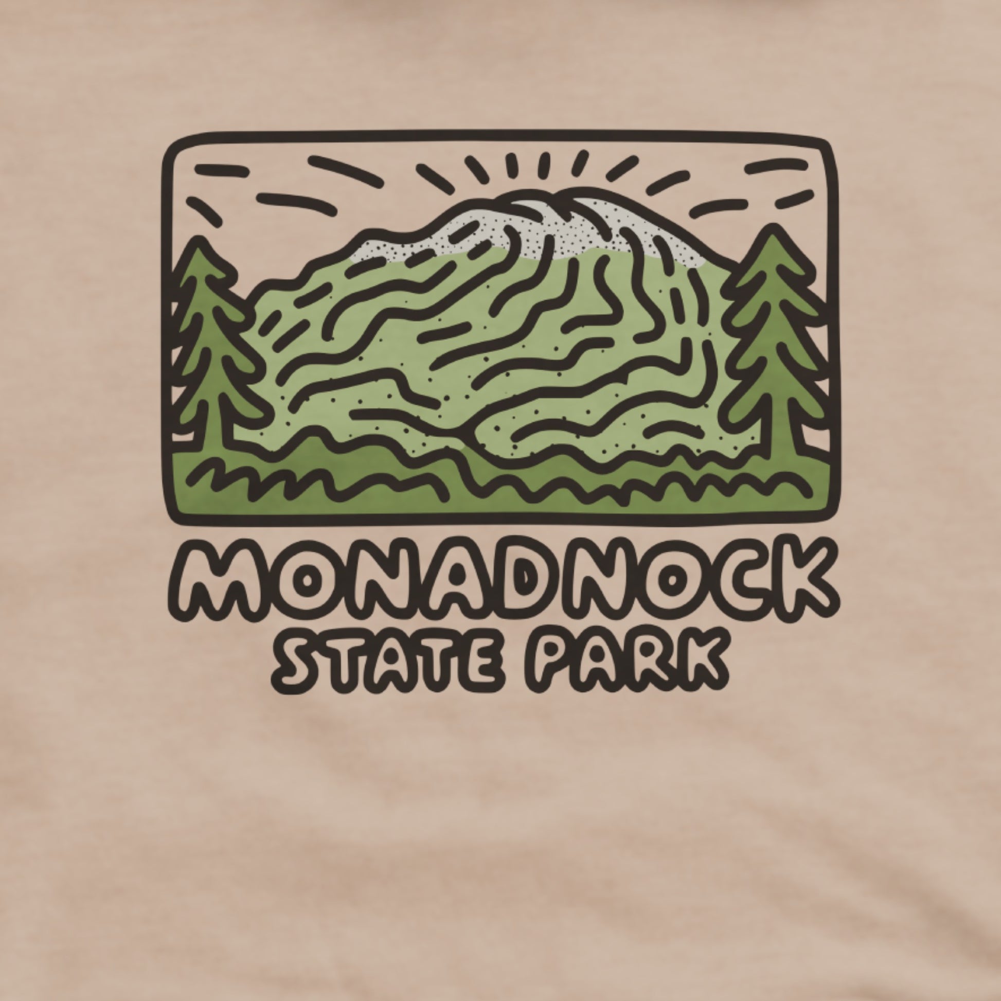 Monadnock State Park Hoodie Adventure and Outdoors Themed Hoodie
