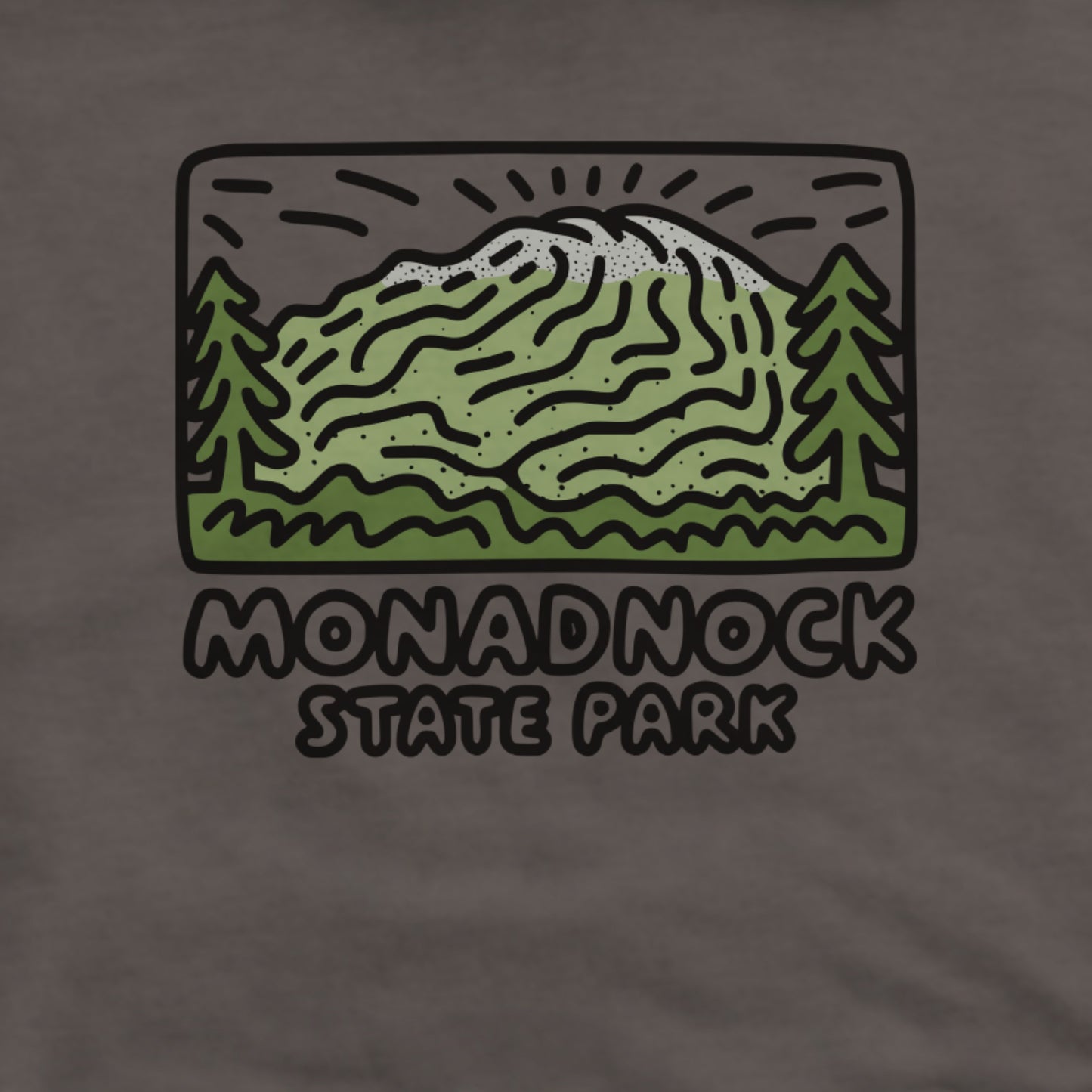 Monadnock State Park Hoodie Adventure and Outdoors Themed Hoodie