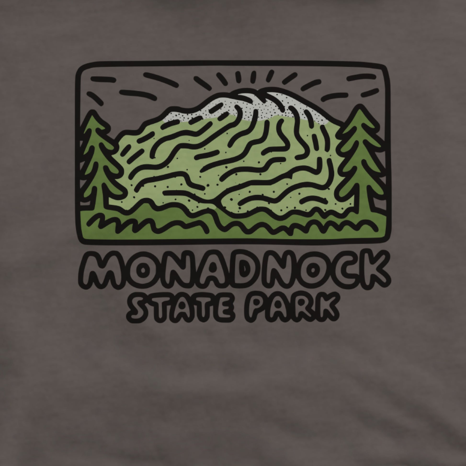 Monadnock State Park Hoodie Adventure and Outdoors Themed Hoodie