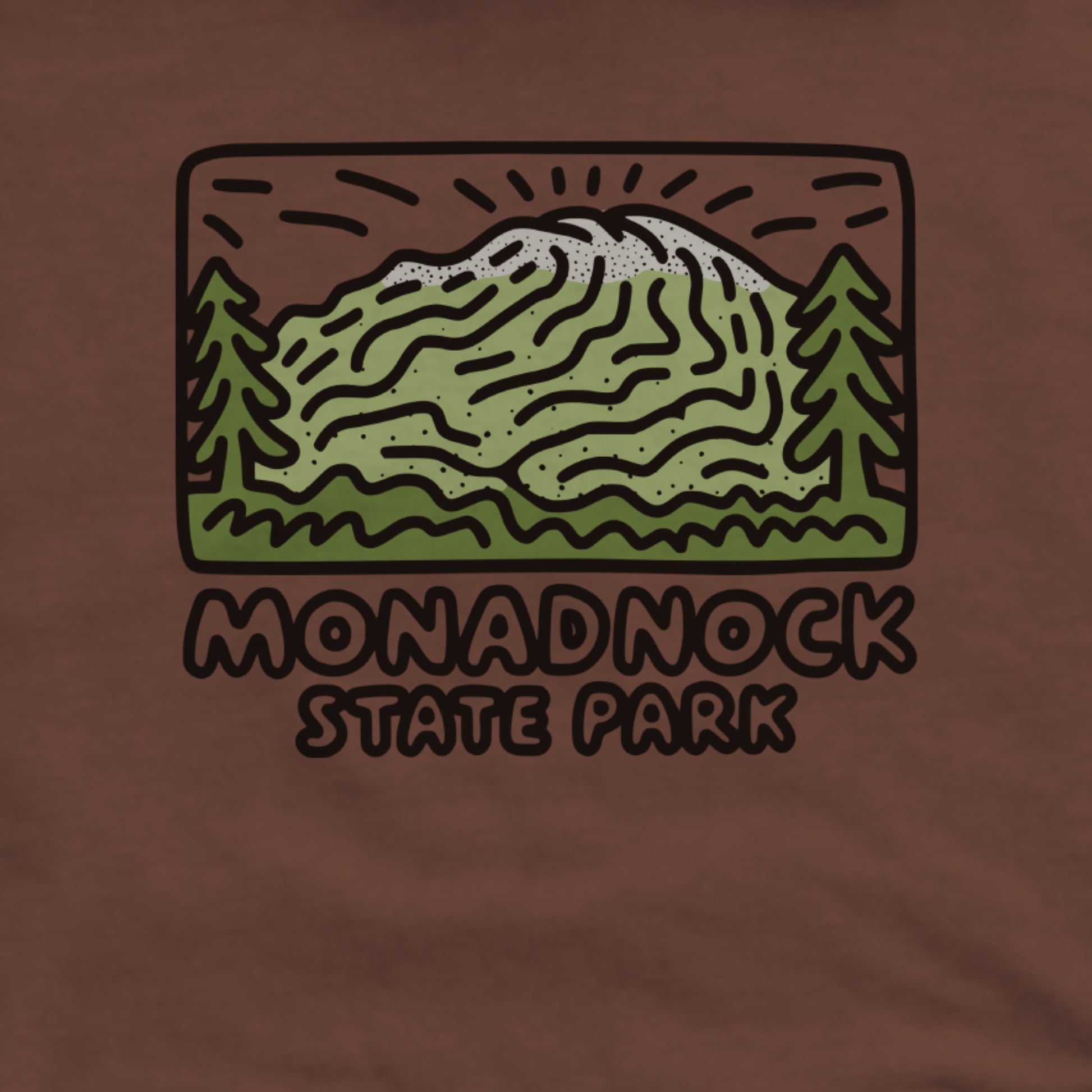 Monadnock State Park Hoodie Adventure and Outdoors Themed Hoodie