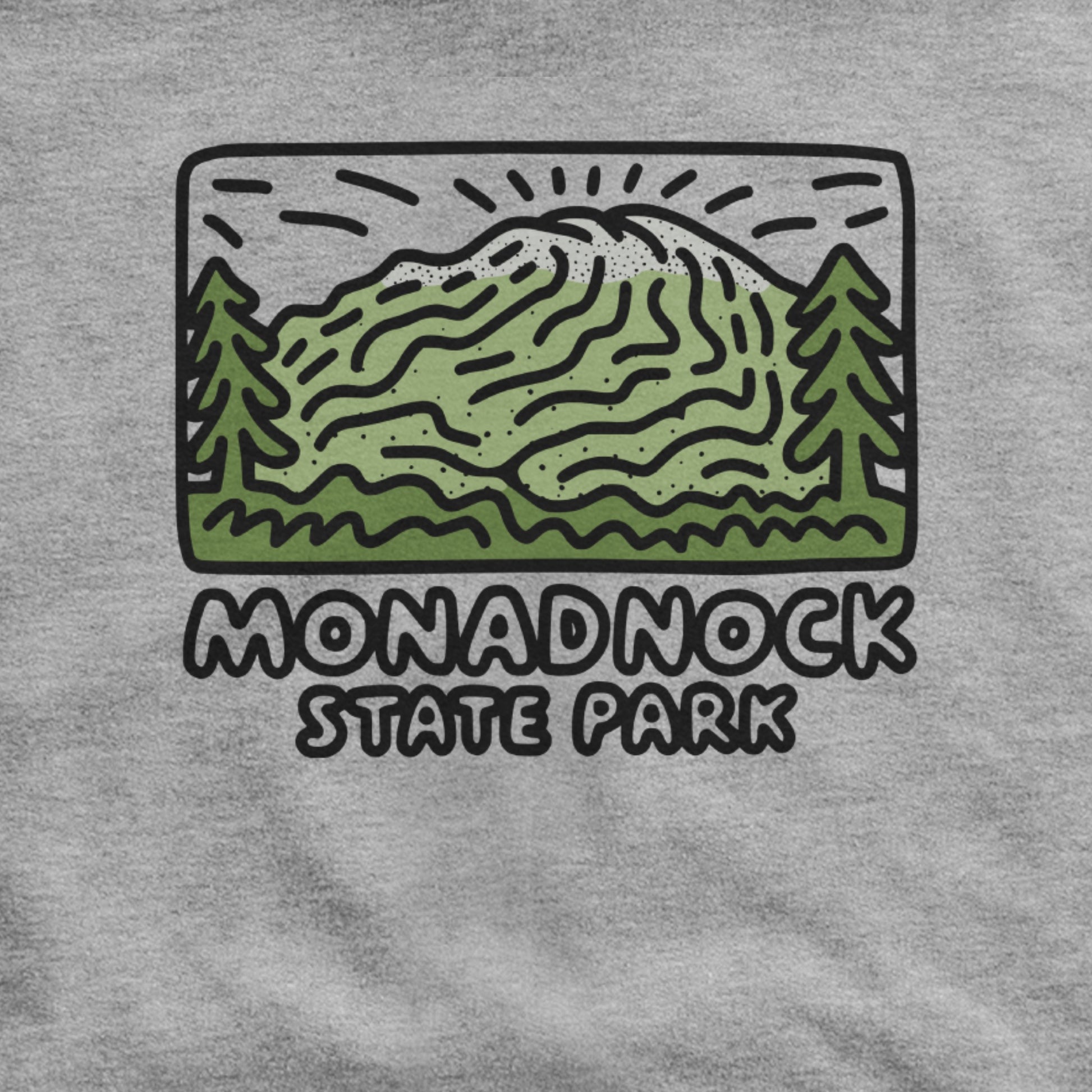 Monadnock State Park Hoodie Adventure and Outdoors Themed Hoodie