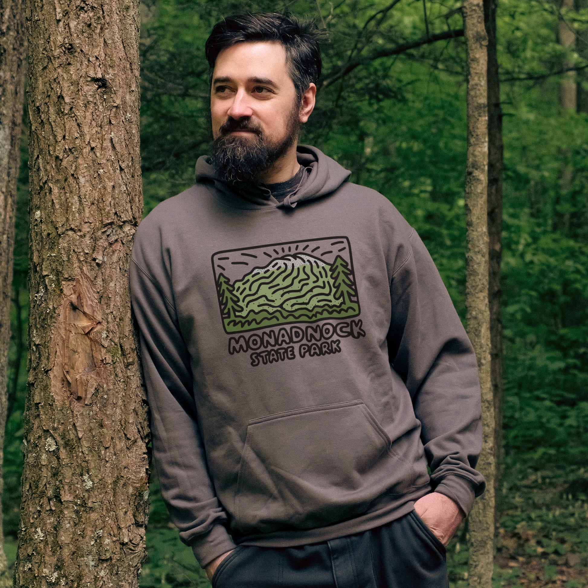 Monadnock State Park Hoodie Adventure and Outdoors Themed Hoodie