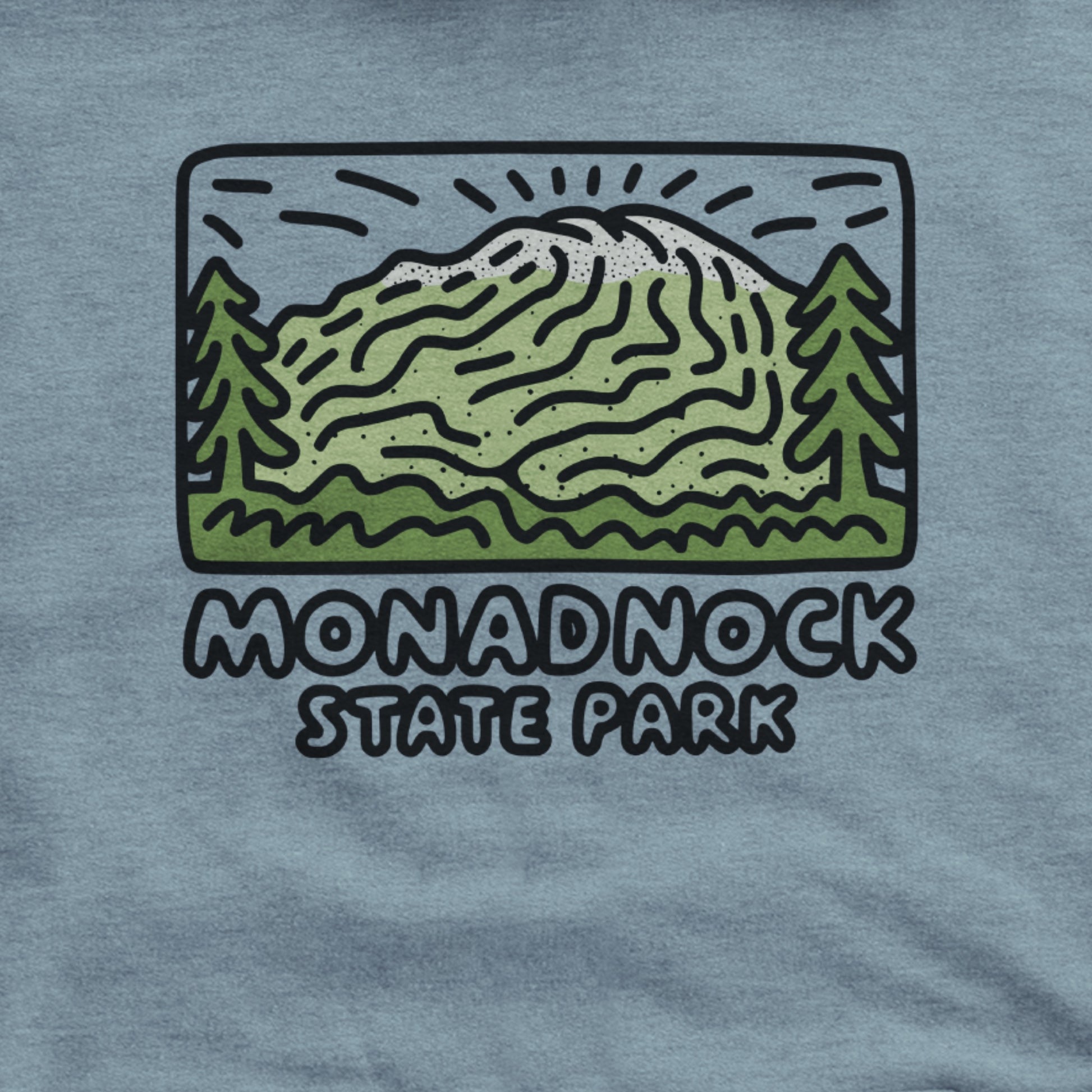 Monadnock State Park Hoodie Adventure and Outdoors Themed Hoodie