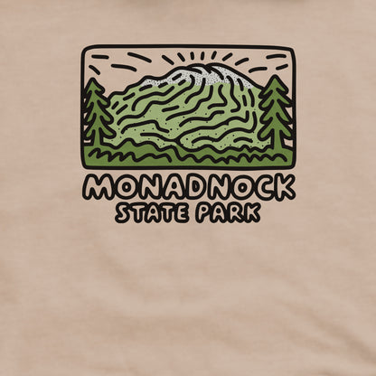 Monadnock State Park Crewneck Sweatshirt Adventure and Outdoors Themed Sweatshirt