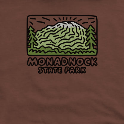 Monadnock State Park Crewneck Sweatshirt Adventure and Outdoors Themed Sweatshirt