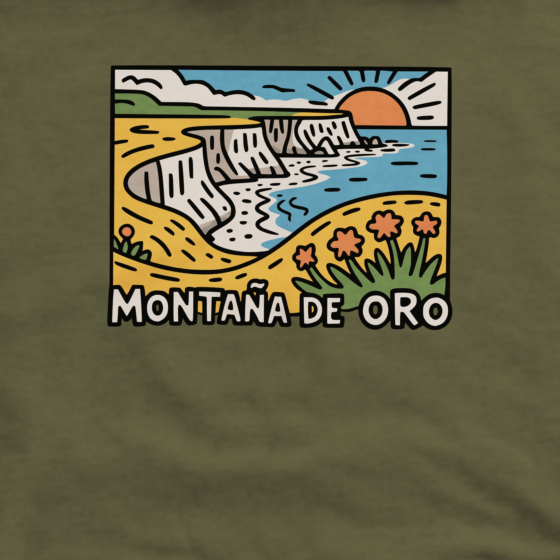 Montana de Oro State Park Crewneck Sweatshirt Adventure and Outdoors Themed Sweatshirt