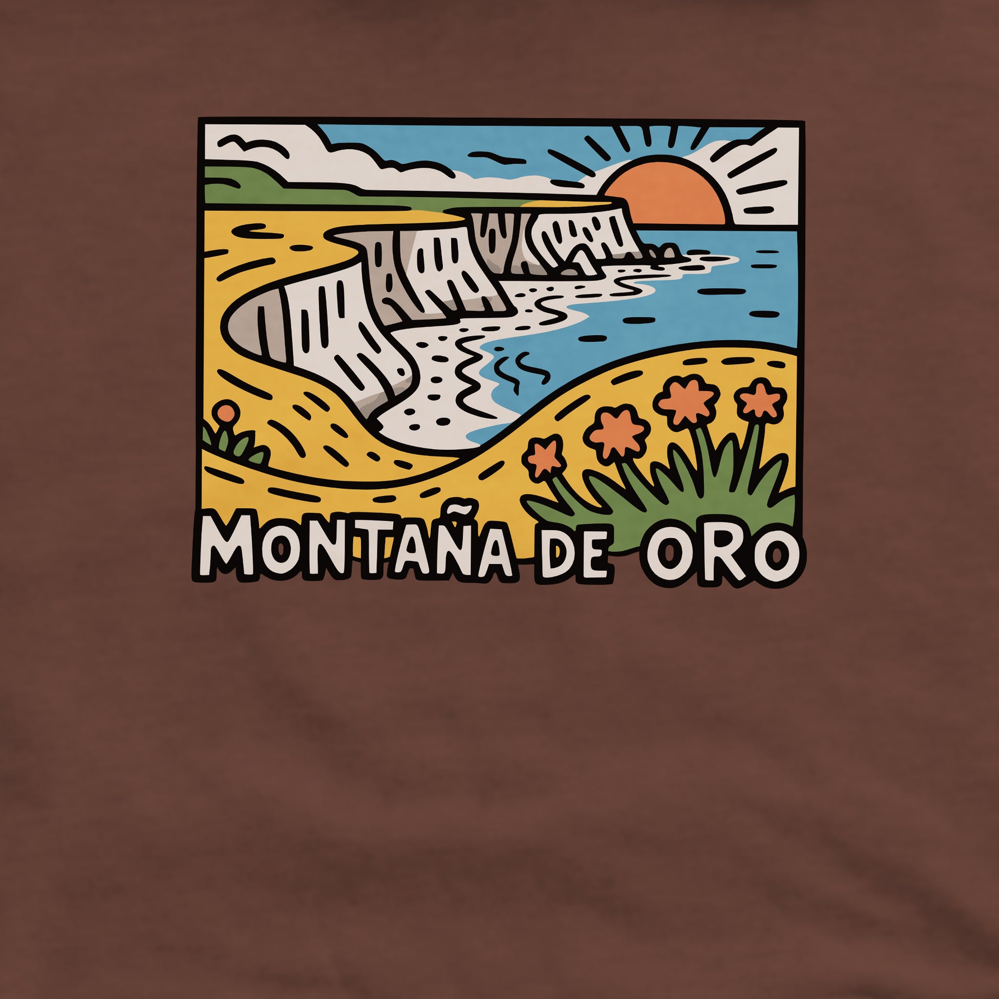 Montana de Oro State Park Crewneck Sweatshirt Adventure and Outdoors Themed Sweatshirt