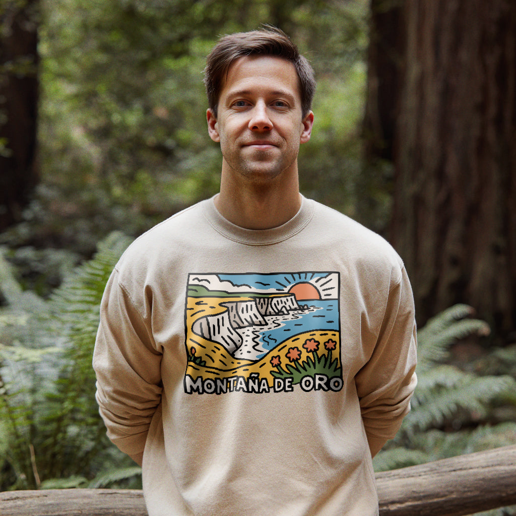 Montana de Oro State Park Crewneck Sweatshirt Adventure and Outdoors Themed Sweatshirt